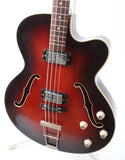 1960s Höfner President Bass 500/5 red sunburst