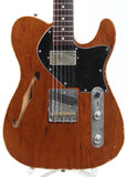 2021 Reh Telecaster Thinline TH Bordeaux Bucker natural
