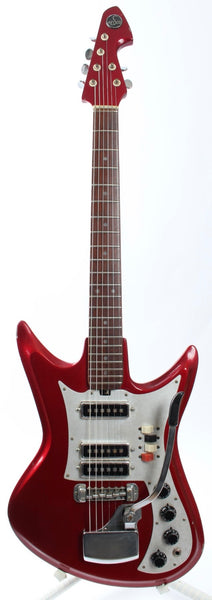 1960s Teisco K-3L candy apple red