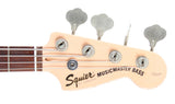 1997 Squier Musicmaster Bass shell pink