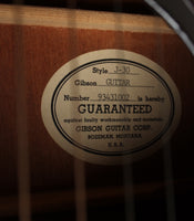 1991 Gibson J-30 vintage sunburst