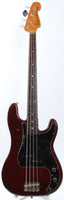 1978 Fender Precision Bass fretless wine red