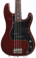1978 Fender Precision Bass fretless wine red
