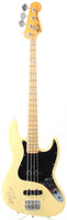 1974 Fender Jazz Bass olympic white