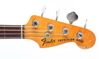 1978 Fender Precision Bass fretless wine red