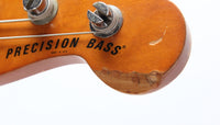 1978 Fender Precision Bass fretless wine red