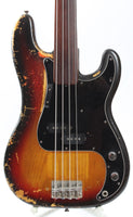 1976 Fender Precision Bass fretless sunburst