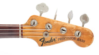 1976 Fender Precision Bass fretless sunburst