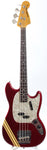 2008 Fender Mustang Bass competition red