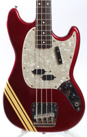 2008 Fender Mustang Bass competition red