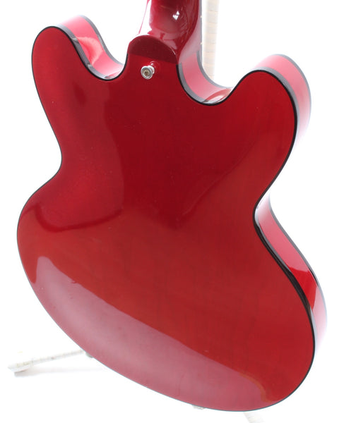 Chitarra Elettrica ES-335 Rossa – Semi-hollow, Tastiera In Palissandro, Ponte Fisso, 22 Tasti - Foto 1