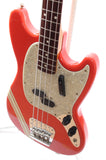 1998 Fender Mustang Bass competition fiesta red