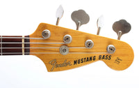 1998 Fender Mustang Bass competition fiesta red