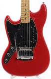 1978 Fender Mustang Lefty morocco red