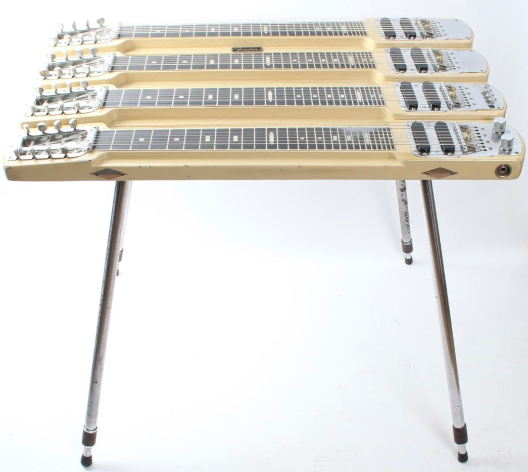 Stringmaster Rover 1965 Fender Stringmaster Q8 4-neck olympic white – Yeahman's Vintage ...