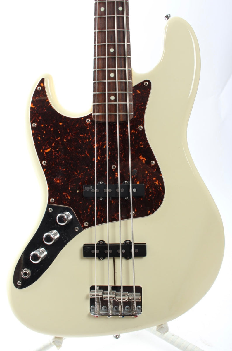 1988 Fender Jazz Bass 62 Reissue Lefty vintage white – Yeahman's