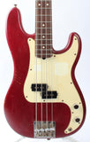 2007 Fender Precision Bass Highway One crimson red transparent