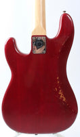 2007 Fender Precision Bass Highway One crimson red transparent