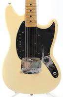 1977 Fender Mustang olympic white