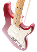 2002 Fender Stratocaster Highway One crimson red transparent