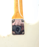 1963 Fender Stratocaster olympic white