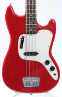 1975 Fender Musicmaster Bass red