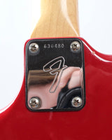 1975 Fender Musicmaster Bass red