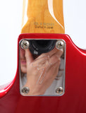 2004 Fender Mustang Bass, candy apple red