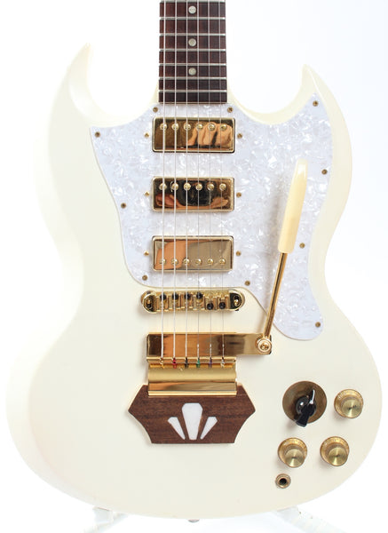 2011 Gibson SG Melody Maker Ebony Block faded tv white Yeahman s