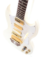 2011 Gibson SG Melody Maker Ebony Block faded tv white