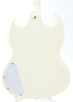 2011 Gibson SG Melody Maker Ebony Block faded tv white