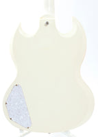 2011 Gibson SG Melody Maker Ebony Block faded tv white