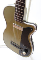 1956 Harmony Stratotone Newport H42 metallic green