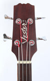 1990s Vester VAB358EQ fretless bass natural