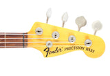 2001 Fender Precision Bass 70 Reissue Fretless vintage white