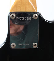 1997 Squier Musicmaster Bass Vista Series fretless black