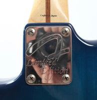 1997 Fender Hellecasters Limited Edition Jerry Donahue Stratocaster sapphire blue transparent