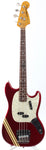 2011 Fender Mustang Bass competition candy apple red