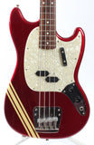 2011 Fender Mustang Bass competition candy apple red