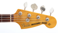 2011 Fender Mustang Bass competition candy apple red