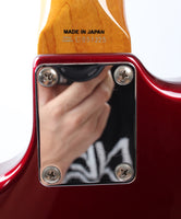 2011 Fender Mustang Bass competition candy apple red