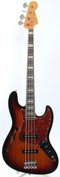 2012 Fender Jazz Bass JB/HO semi-hollow sunburst