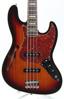 2012 Fender Jazz Bass JB/HO semi-hollow sunburst