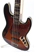 2012 Fender Jazz Bass JB/HO semi-hollow sunburst