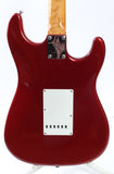 2000s Warmoth Stratocaster 60 Reissue lefty red sparkle