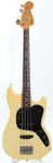 1977 Fender Musicmaster Bass Jazz mod white