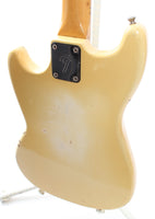 1977 Fender Musicmaster Bass Jazz mod white