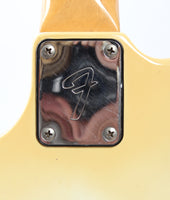 1977 Fender Musicmaster Bass Jazz mod white