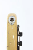 1977 Fender Musicmaster Bass Jazz mod white
