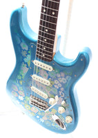 2017 Fender Stratocaster Traditional 60s blue flower